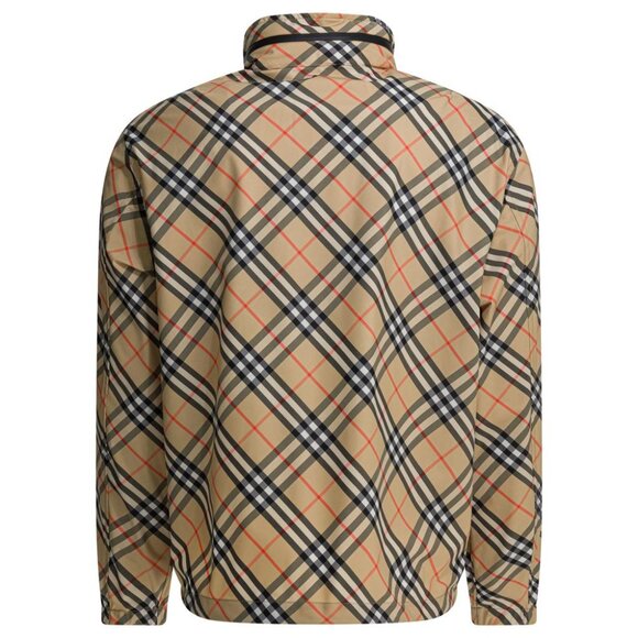 Burberry Check Windbreaker Jacket Tag Size M Men - Picture 2 of 4
